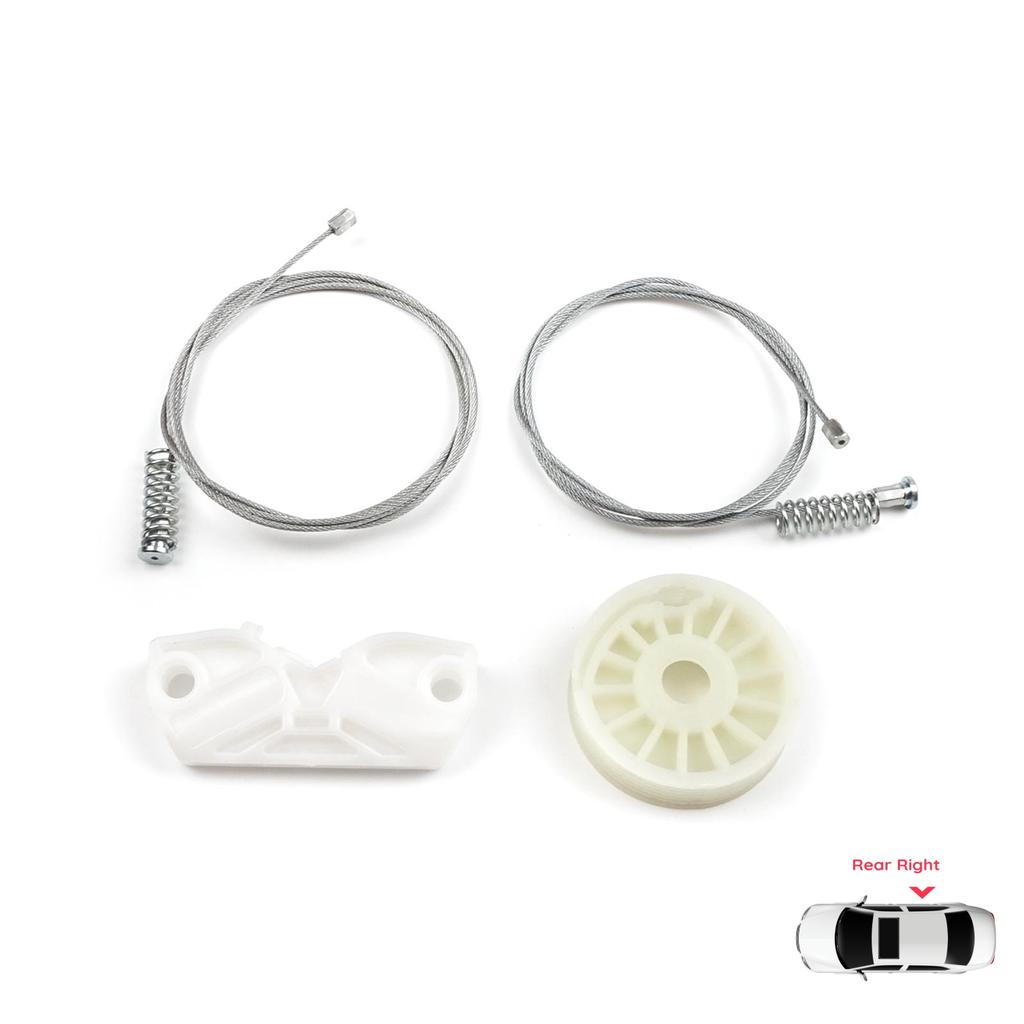 EWR1120 Electric Window Regulator Repair Kit Rear Right Quarter for Mercedes CLK W209 C209 A209 2002-2009 2-Door A2096700203