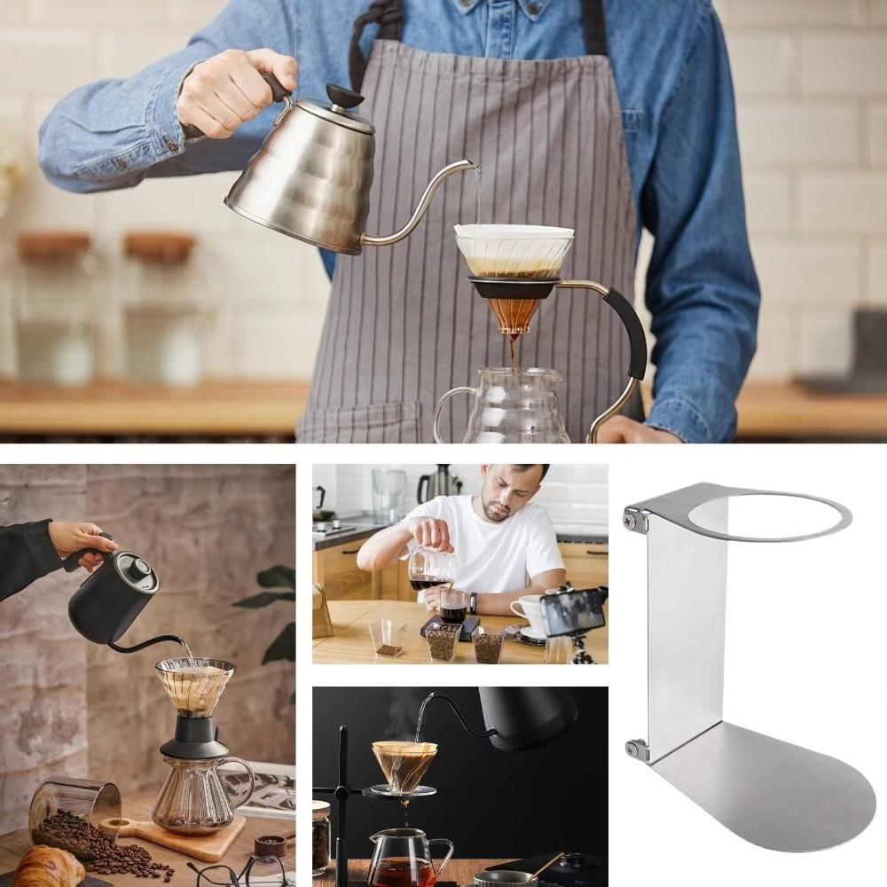 Portable Coffee Drip Stand Folding Hand Brew Bracket Coffee Filter Holder Office Use