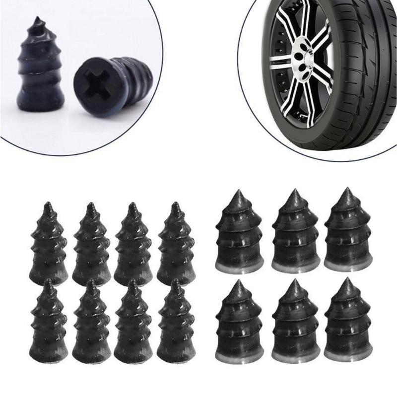 20/40 шт. набор для ремонта шин резиновые гвозди с отверткой, самообслуживание автомобильный набор для ремонта проколов для мотоциклов автомобилей