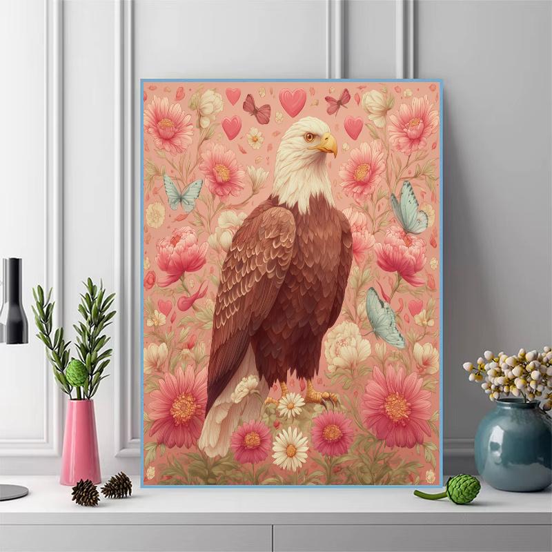 One eagle Pattern 3pcs 100% Round Full Drill 5D DIY Diamond Painting Embroidery Cross Stitch Rhinestone Décor