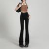American Micro-flared Jeans Women's Autumn New High-waisted Thin Elastic Small Retro Horseshoe Pants