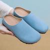 Женские летние тапочки, новая повседневная обувь на одной педали, неглубокие ленивые туфли на мягкой подошве, не утомляющие, обувь для мамы