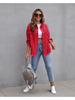 Однотонные повседневные свободные джинсовые рубашки для женщин, винтажные женские рубашки и блузки больших размеров, модные молодежные женские топы