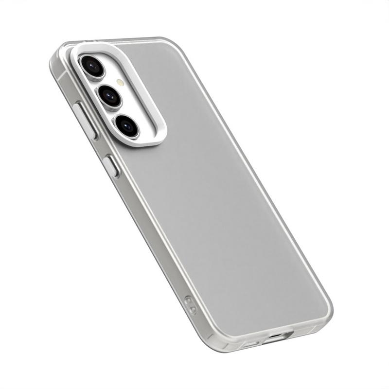 Модный противоударный тонкий чехол для телефона Samusng S25 Ultra S24 FE S23 Plus S22 S21 A36 A56 A16 A55 A35 A26 A25 защитный чехол для объектива тонкий матовый бампер