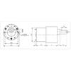 JGB37-520 Miniature High Torque Metal Gear Reducer Motor 12V/24V 7RPM~600RPM Micro Speed Adjustable Forward And Reverse