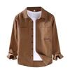 Men's Loose Cotton Retro Japanese Spring Cardigan Shirt Jacket
