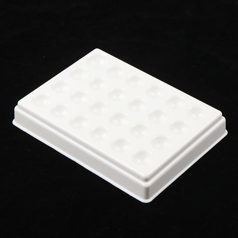Пластиковая палитра для стоматологической лаборатории на 24 ячейки, пластина для полива, пластина для смешивания, инструмент для смешивания красителей