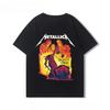 2026 Metallica Ride The Lightning Футболка Мужская и Женская С коротким рукавом Винтажные Топы Футболка Люксового Бренда Рубашка Y2k Уличная Одежда