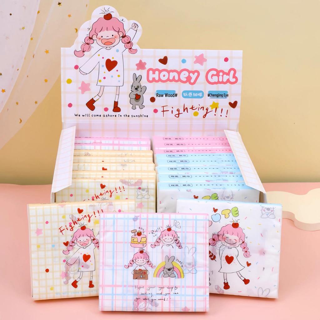 Sausage Dog Cartoon Portable Tissue Bag for Kids