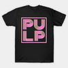 НОВЫЙ Логотип группы Pulp Band Классическая футболка Band Черная Все размеры HH446 Унисекс Футболка