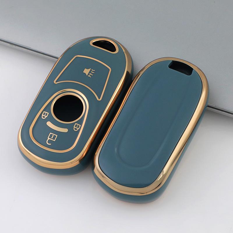 Чехол для ключа Buick Envision для Encore GX, Regal, LaCrosse, GL68 - Декоративный чехол-сумка для автомобиля с пряжкой