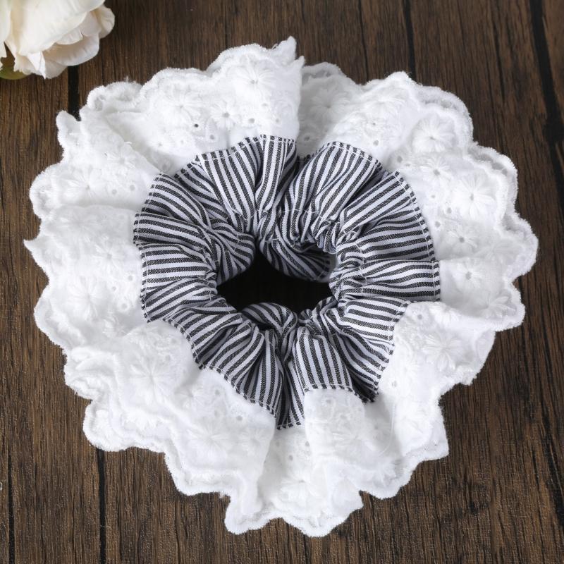 Резинка для волос Синяя Многослойная Веревка для волос Кружевная Резинка Принцесса во весь рост Многослойная Резинка Кружевная Резинка для волос