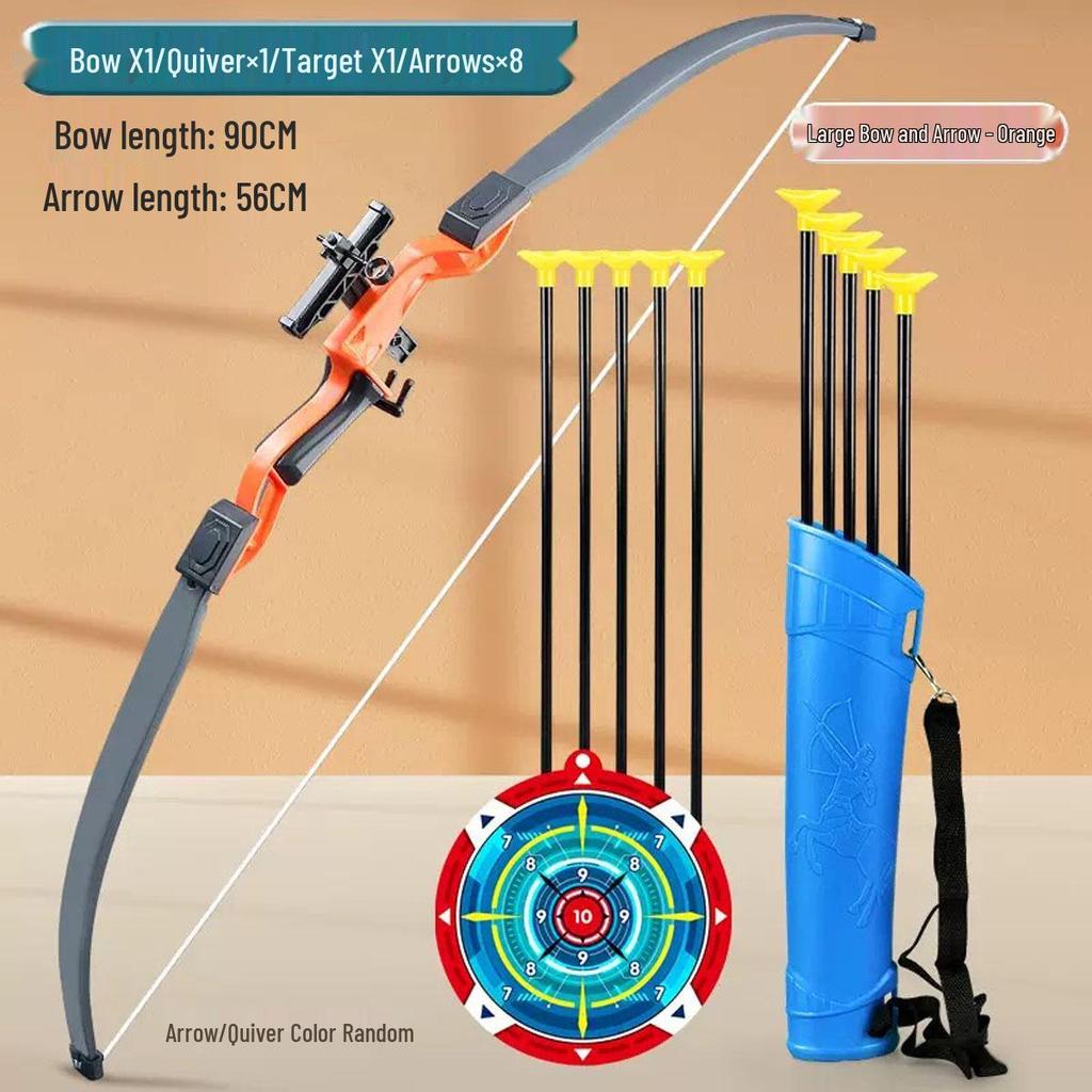 Children's Archery Set: Bow, Arrow with Suction Cups & Target – Ideal Birthday Gift for Kindergarten Kids