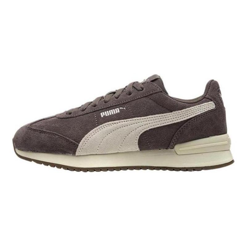 Puma R78 WIND SD Унисекс Низкие Скользкие Модные Повседневные Кроссовки Серо-Коричневые 402660-05
