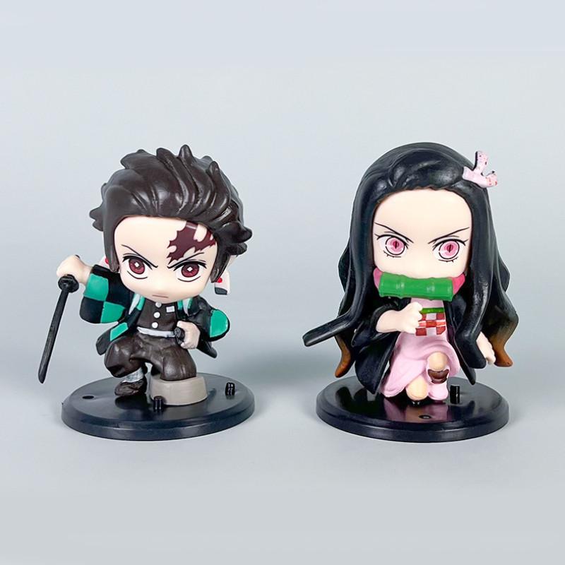 Slayer Kimetsu Demon No Yaiba Action Figure Cartoon Model Toy Decoration Gift