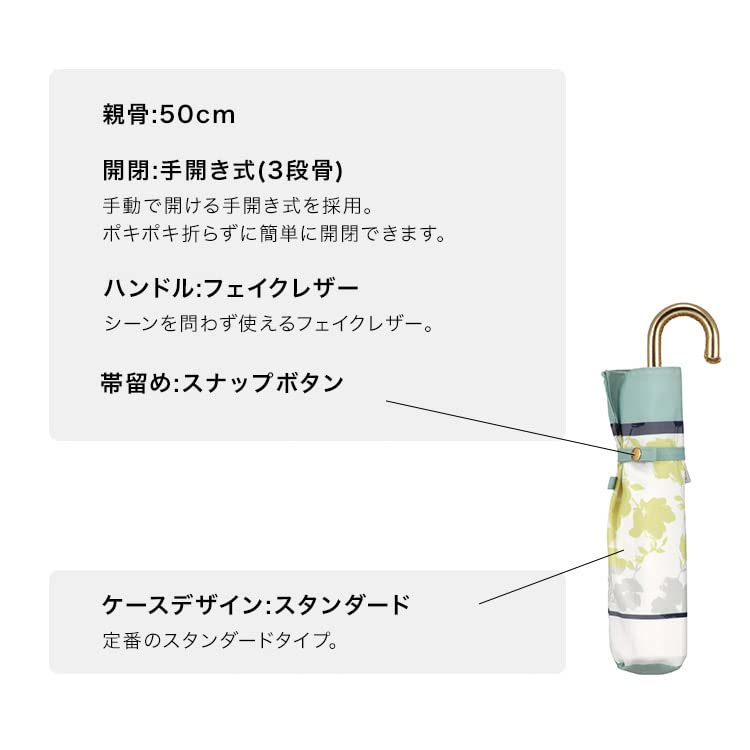 Зонт-шарф с цветочным узором, мини-зонт мятного цвета, складной 50 см, подходит как для солнечных, так и для дождливых дней, цветочный узор, классический ретро, стильный, милый женский WPC. Женский