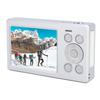 Digital Camera 2.8 Inch + 1.4 Inch Dual Screen Camera HD 1080P 16x Zoom Retro Student Camera for Teens Boys Girls Silver