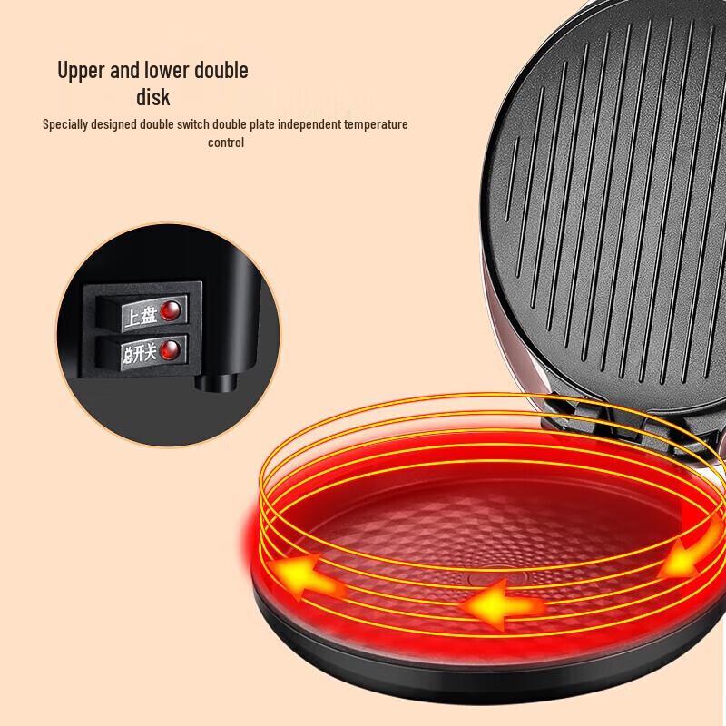 SUPOR 34cm Electric Griddle with Independent Temperature Control CN plug (adapter included)