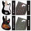 Tone Guitar Fretboard Note Sticker Portable Guitar Chord Stickers  5-string Bass