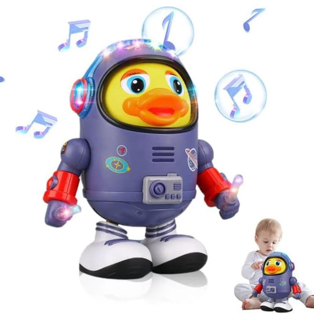 Игрушка Утенок Музыкальная Интерактивная Игрушка Космические Элементы для Младенцев Детей Подарки Электрическая со Светом и Звуками Танцующий Робо