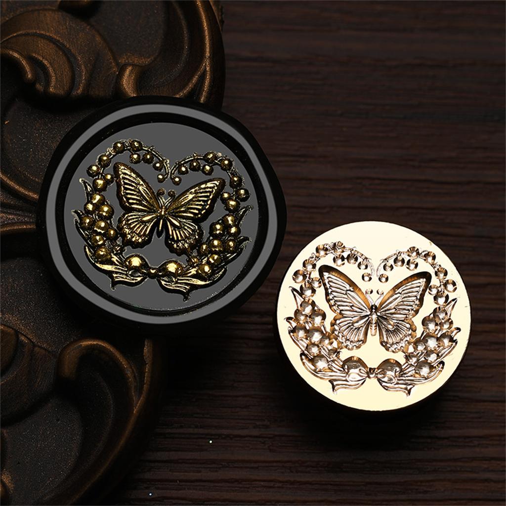 Brass Head Wax Seal Stamp Insect Series Sealing Wax Stamp for Card Envelope Scrapbooking Invitation Decoration