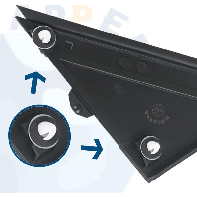 Крышка флажка зеркала заднего вида для Fiat 500 Левая сторона водителя Правая сторона пассажира Молдинг Совместима 2012 2019 Заменяет крышку Автоаксессуары