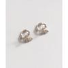 [4Xtyle] (Silver925) Happy Onetouch Earring