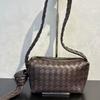 Wide shoulder strap sheepskin woven pillow bag Boston bag single shoulder underarm crossbody large capacity versatile leather women's bag