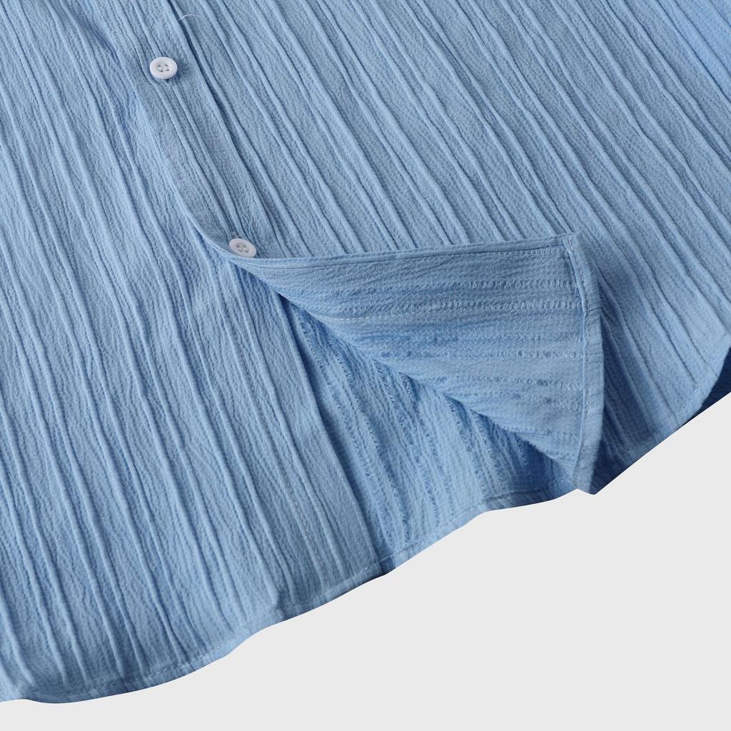 Европейская и американская рубашка с короткими рукавами, летняя мужская рубашка с короткими рукавами и лацканами, однотонная