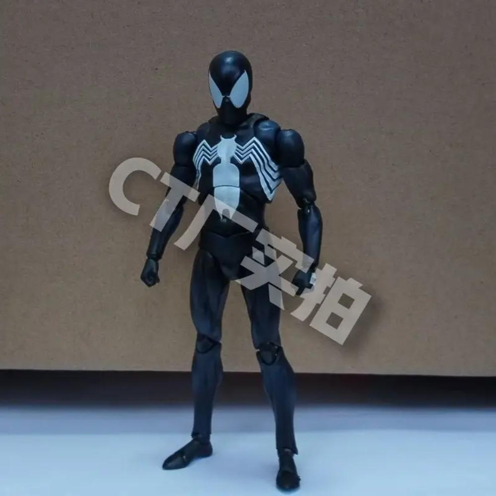 В наличии Ct Toys Фигурка Человека-паука Mafex 147 Симбиот Черный костюм Веном Удивительный Человек-паук Аниме Фигурка Действия Подарки Игрушки