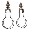 2pcs Lamp Bulb Clip Adapter Modern Stylish Metal Lampshade Holder Adapter Clip On Lampshade Adapter for Living Room Bedroom