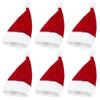 10Pcs Mini Christmas Hat Lollipop Ornament Holiday Party Decoration Reusable Cap Lollipop Christmas Hat Xmas Supplies