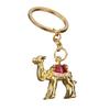 Ключница-брелок «Верблюды» с высоким качеством исполнения. Изготовлена из цинкового сплава для повышенной прочности и стильного внешнего вида.