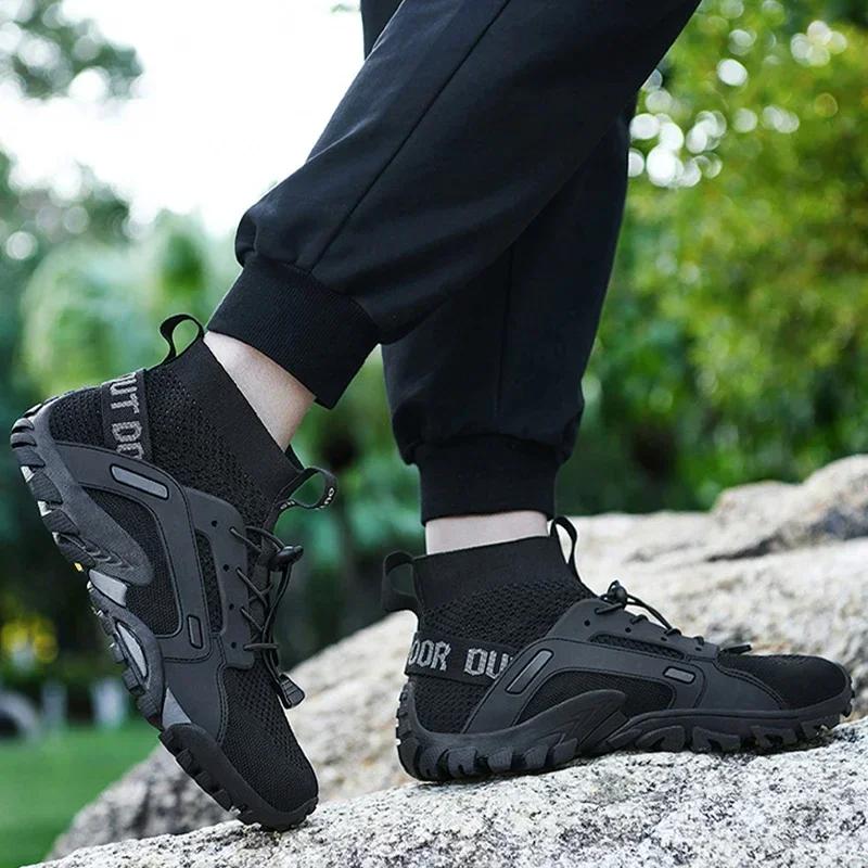 Мужские аквашузы 2025 Быстросохнущие Нескользящие Кроссовки Горный Туризм Плавательные Водные Ботинки Мягкие Мужские Повседневные Кроссовки Zapatillas