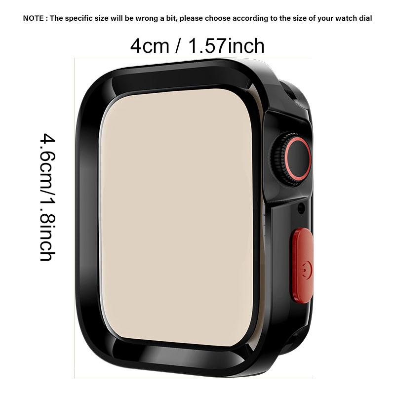 Soft TPU Shockproof Bumper Cover For Apple Watch 40mm 41mm 44mm 45mm 49mm Full-scale Anti-drop Case For iwatch 9 8 7 6 5 4