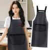 PU Kitchen Apron Waterproof Cleaning Aprons Thickened Work Apron Unisex