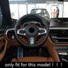 For BMW 5 Series G30 2018  Carbon Fiber Steering Wheel Cover Trim Frame