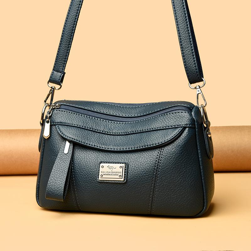 Женская сумка новая мода простая ретро сумка для мамы большая вместимость на плечо сумка-мессенджер женская