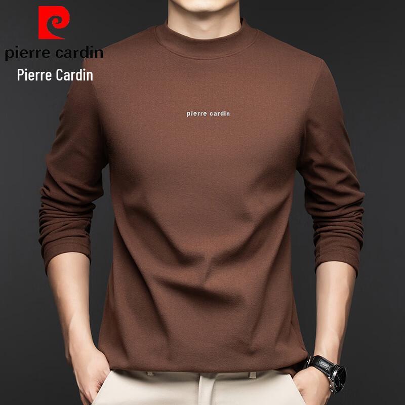 Pierre Cardin Мужская термофутболка с длинным рукавом и воротником-стойкой