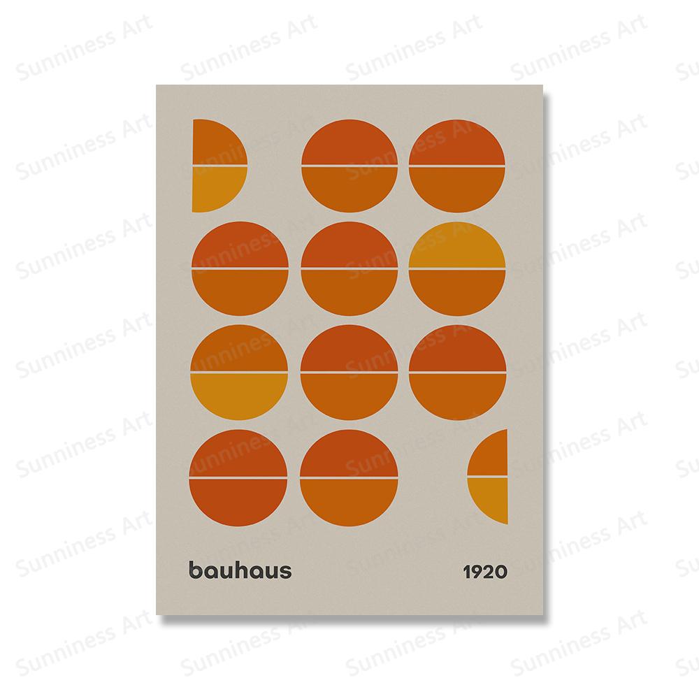 Выставка Баухауса Птица Геометрическая Абстракция Поп-культура Настенное Искусство Холст Картины Плакаты Печати Картины Для Декора Гостиной