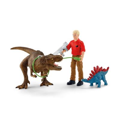 Schleich Фигурка атаки динозавра тираннозавра рекса 41465