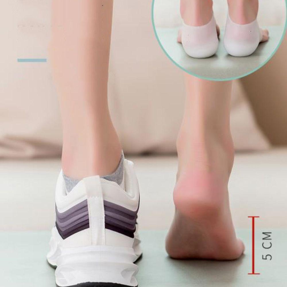 2.0-4.0cm Invisible Height Socks Silicone Lifting Increase Socks Inner Height Insoles  Women Men