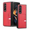 Противоударный чехол с отделением для карт для Samsung Galaxy Z Fold 4 Fold3 Fold4 Fold 3 2 Fold2 Роскошные кожаные защитные чехлы