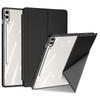 DUX DUCIS Magi Series for Samsung Galaxy Tab S10+/S9+/S9 FE+ Case Origami Stand Leather+PC+TPU Clear Back Cover