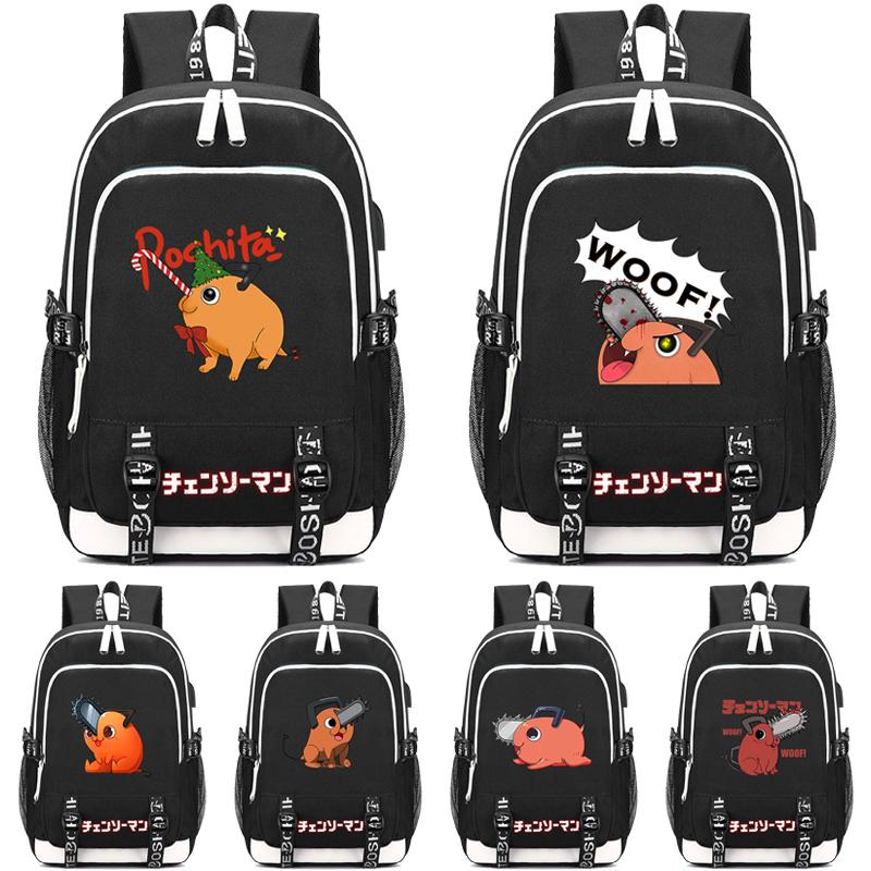 Рюкзак с принтом аниме, подростковый рюкзак, школьные сумки унисекс, рюкзак для ноутбука с мультяшным принтом, рюкзак для школы для мальчиков и девочек