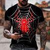 Newest Fashion Casaul Funny Spider Web 3D Printed T Shirt