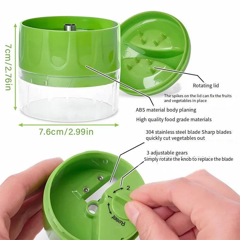 Innovative Adjustable Spiral Grater Cutter Multifunctional Vegetable Fruit Zucchini Slicer for Kitchen Multi-functional Tools