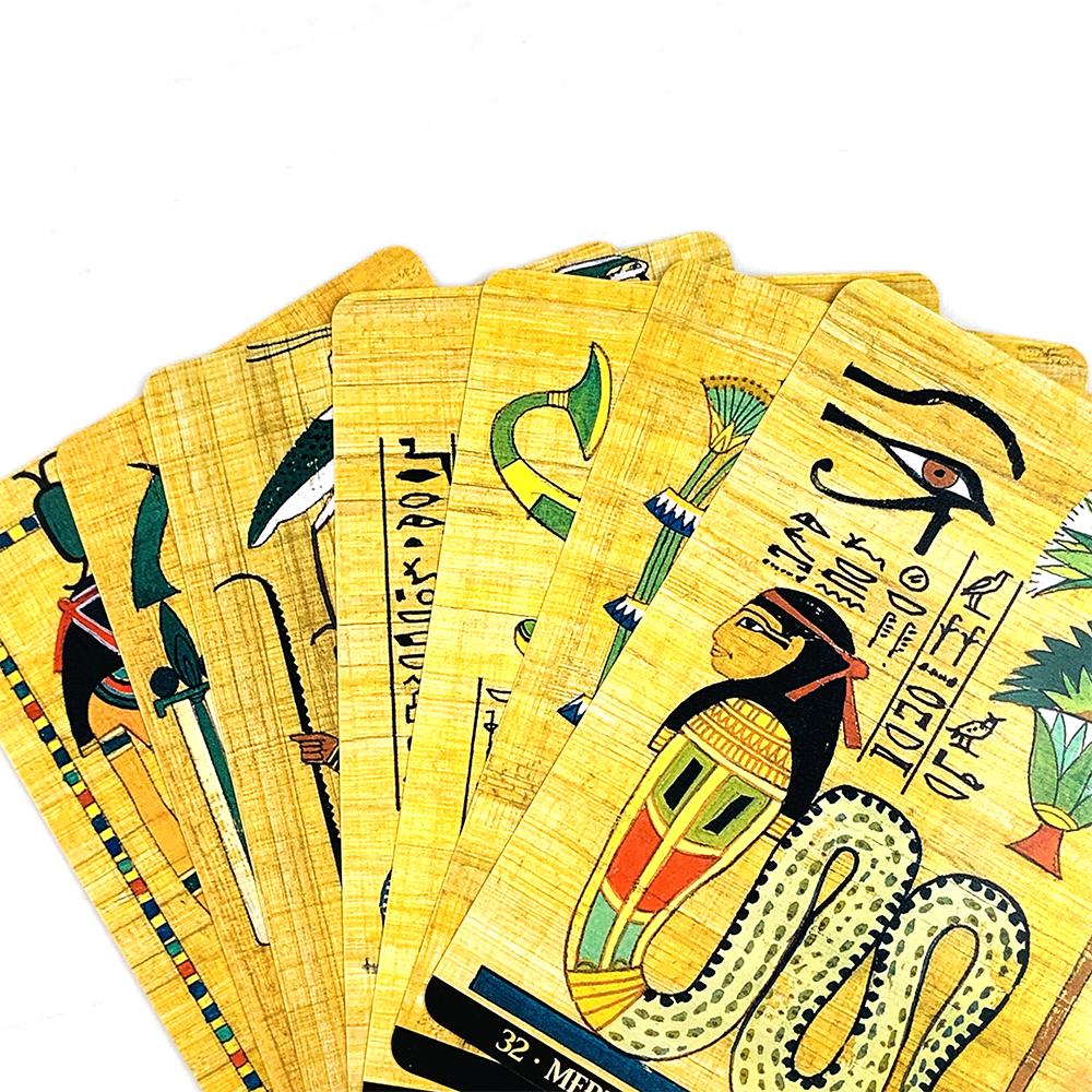 Карты Оракула Египетских Богов 36 шт. Карты Таро Английский Мудрость Гадание Доска Издание Игра Игра Семейные посиделки Игра