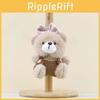 Cartoon Adorable Bear Plush Keychain With Pp Cotton Filling For Decor Bag