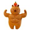 Muscular Capybara Adorable Plush Toy Creative And Whimsical Doll For Gfit Kid